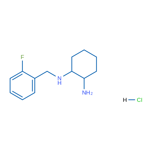 N1-(2-Fluorobenzyl)cyclohexane-1,2-diamine hydrochloride 1g