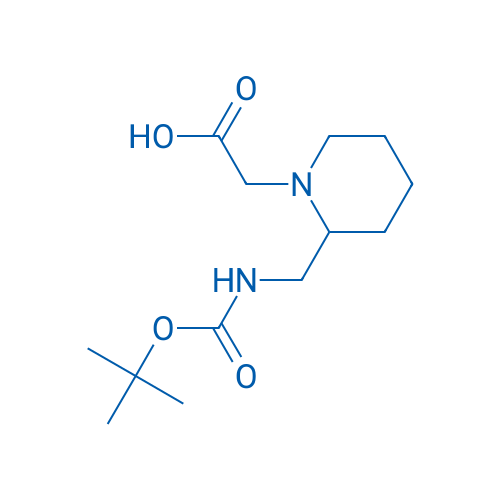 2-(2-(((tert-Butoxycarbonyl)amino)methyl)piperidin-1-yl)acetic acid 1g