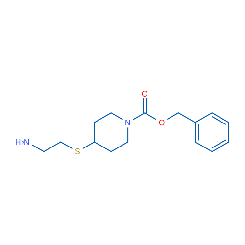 Benzyl 4-((2-aminoethyl)thio)piperidine-1-carboxylate 1g
