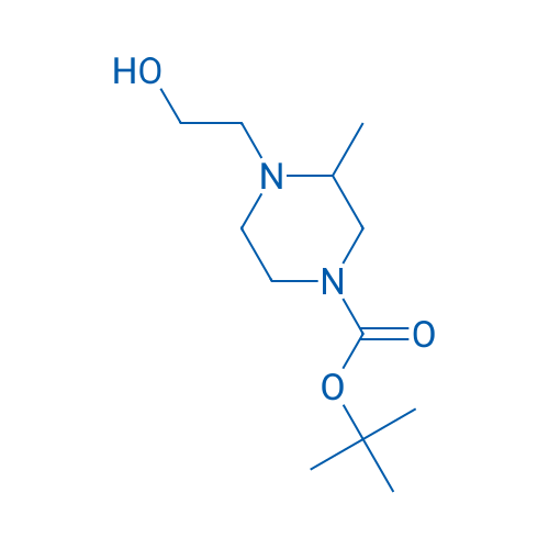 tert-Butyl 4-(2-hydroxyethyl)-3-methylpiperazine-1-carboxylate 1g