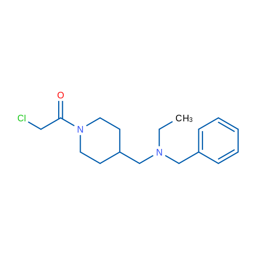 1-(4-((Benzyl(ethyl)amino)methyl)piperidin-1-yl)-2-chloroethanone 1g