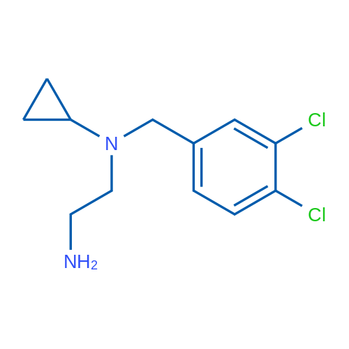 N1-Cyclopropyl-N1-(3,4-dichlorobenzyl)ethane-1,2-diamine 1g