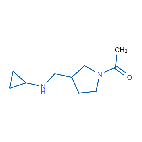 1-(3-((Cyclopropylamino)methyl)pyrrolidin-1-yl)ethanone 1g