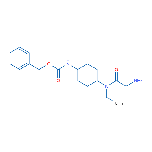 Benzyl (4-(2-amino-N-ethylacetamido)cyclohexyl)carbamate 1g