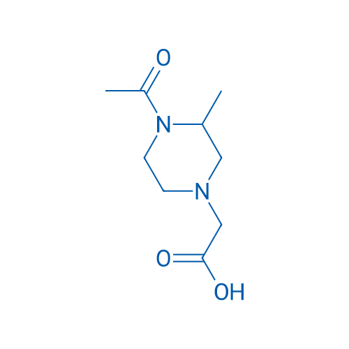 2-(4-Acetyl-3-methylpiperazin-1-yl)acetic acid 1g