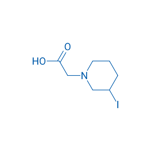 2-(3-Iodopiperidin-1-yl)acetic acid 250mg