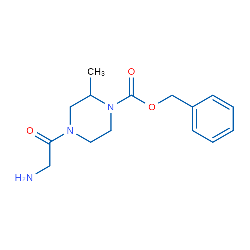 Benzyl 4-(2-aminoacetyl)-2-methylpiperazine-1-carboxylate 1g