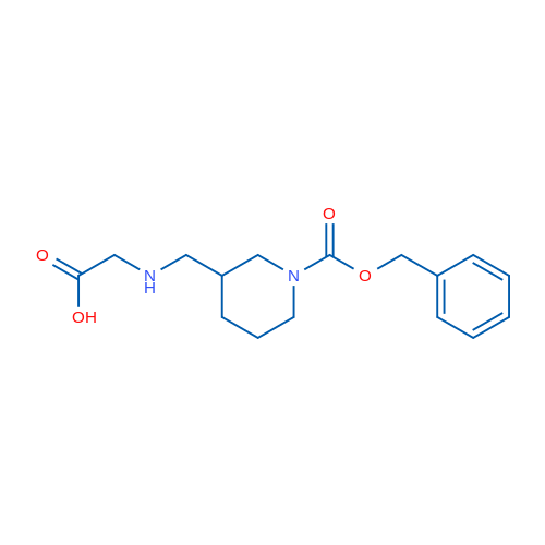 2-(((1-((Benzyloxy)carbonyl)piperidin-3-yl)methyl)amino)acetic acid 1g
