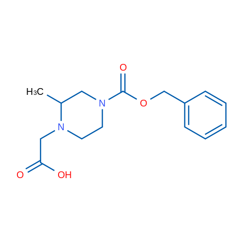 2-(4-((Benzyloxy)carbonyl)-2-methylpiperazin-1-yl)acetic acid 1g