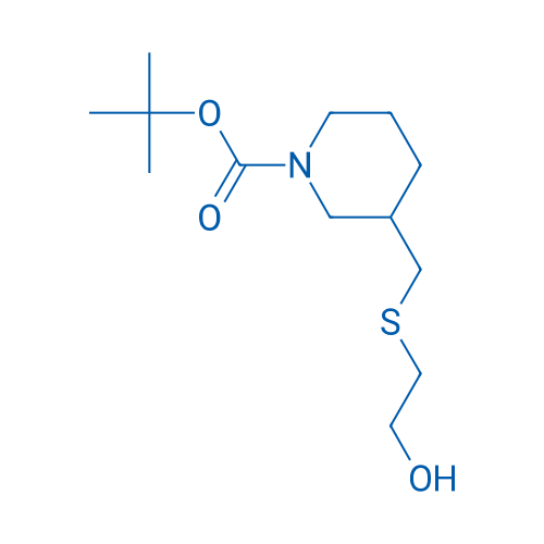tert-Butyl 3-(((2-hydroxyethyl)thio)methyl)piperidine-1-carboxylate 1g