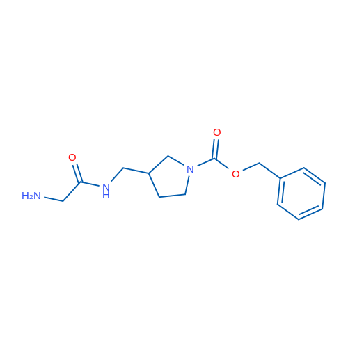 Benzyl 3-((2-aminoacetamido)methyl)pyrrolidine-1-carboxylate 1g