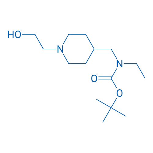tert-Butyl ethyl((1-(2-hydroxyethyl)piperidin-4-yl)methyl)carbamate 1g