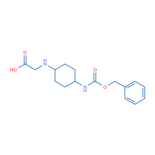 2-((4-(((Benzyloxy)carbonyl)amino)cyclohexyl)amino)acetic acid 1g