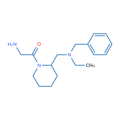2-Amino-1-(2-((benzyl(ethyl)amino)methyl)piperidin-1-yl)ethanone 1g