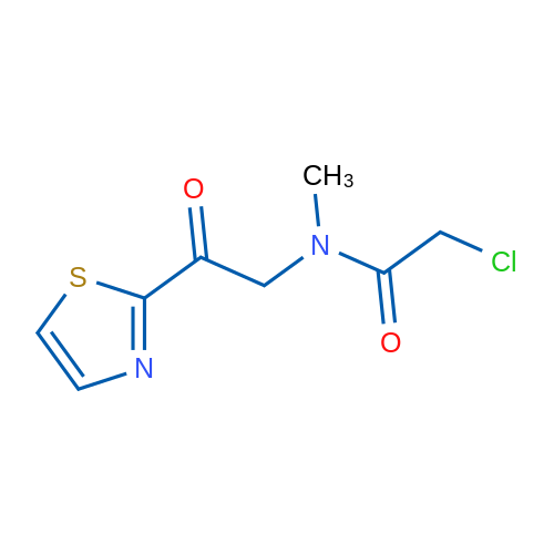 2-Chloro-N-methyl-N-(2-oxo-2-(thiazol-2-yl)ethyl)acetamide 1g