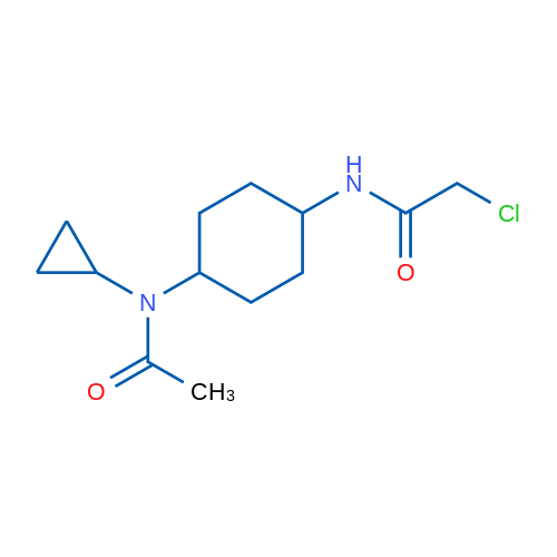2-Chloro-N-(4-(N-cyclopropylacetamido)cyclohexyl)acetamide 1g