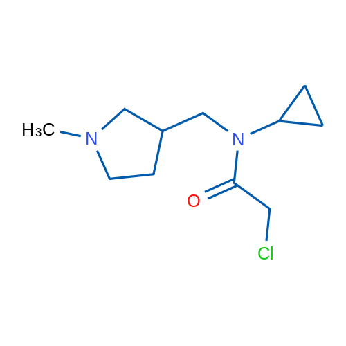 2-Chloro-N-cyclopropyl-N-((1-methylpyrrolidin-3-yl)methyl)acetamide 1g