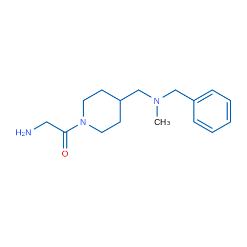 2-Amino-1-(4-((benzyl(methyl)amino)methyl)piperidin-1-yl)ethanone 1g