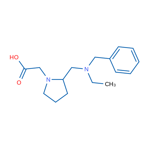 2-(2-((Benzyl(ethyl)amino)methyl)pyrrolidin-1-yl)acetic acid 1g
