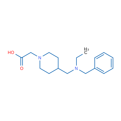 2-(4-((Benzyl(ethyl)amino)methyl)piperidin-1-yl)acetic acid 1g