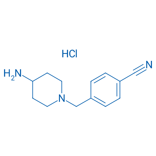 4-((4-Aminopiperidin-1-yl)methyl)benzonitrile HCl 250mg