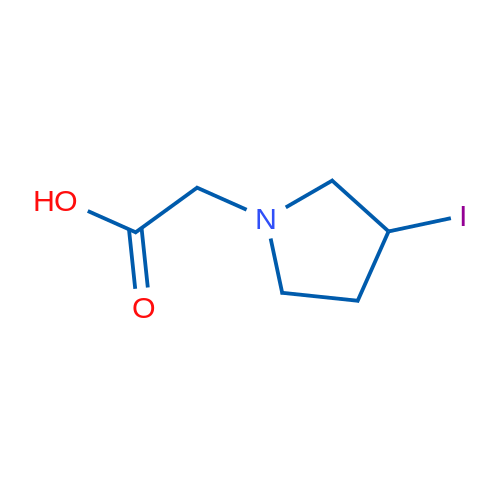 2-(3-Iodopyrrolidin-1-yl)acetic acid 250mg