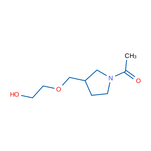 1-(3-((2-Hydroxyethoxy)methyl)pyrrolidin-1-yl)ethanone 1g