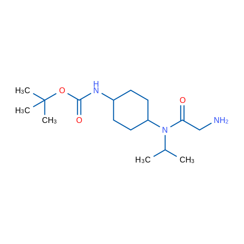 tert-Butyl (4-(2-amino-N-isopropylacetamido)cyclohexyl)carbamate 1g