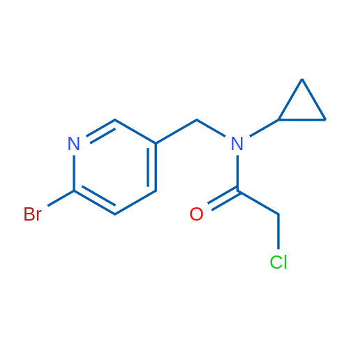 N-((6-Bromopyridin-3-yl)methyl)-2-chloro-N-cyclopropylacetamide 1g