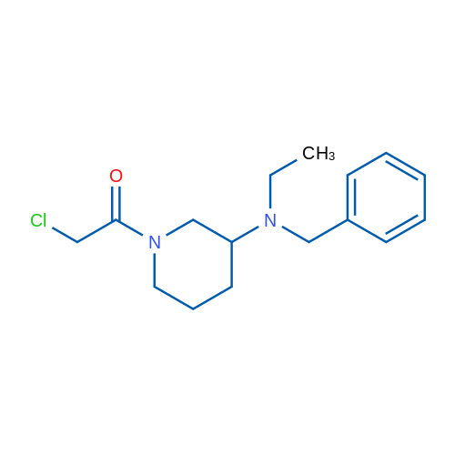 1-(3-(Benzyl(ethyl)amino)piperidin-1-yl)-2-chloroethanone 1g