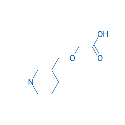 2-((1-Methylpiperidin-3-yl)methoxy)acetic acid 250mg