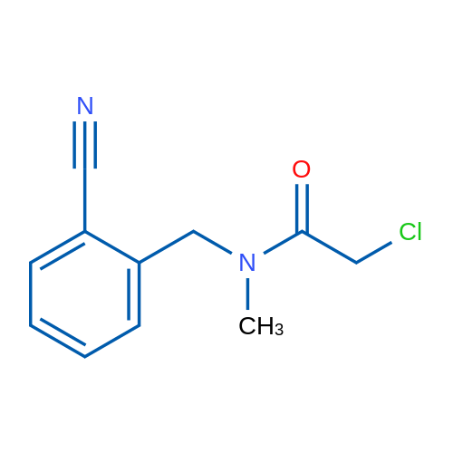 2-Chloro-N-(2-cyanobenzyl)-N-methylacetamide 1g