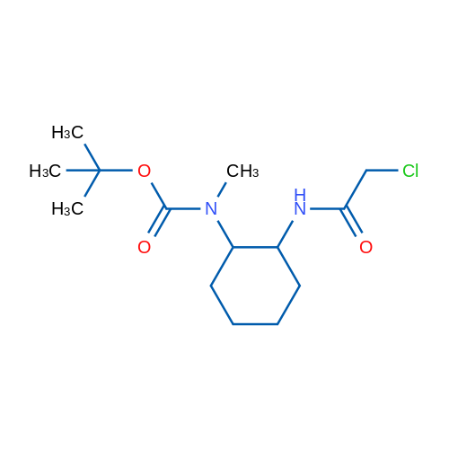 tert-Butyl (2-(2-chloroacetamido)cyclohexyl)(methyl)carbamate 1g
