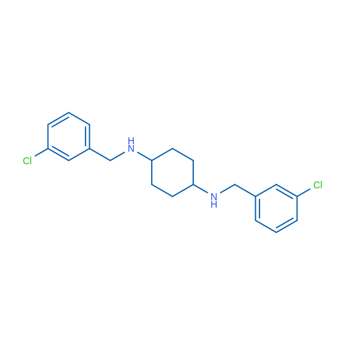N1,N4-Bis(3-chlorobenzyl)cyclohexane-1,4-diamine 1g
