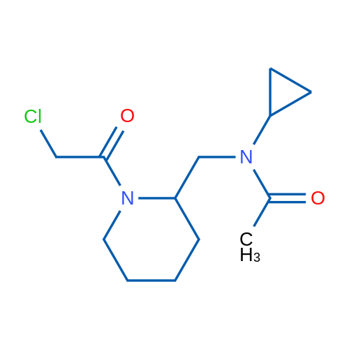 N-((1-(2-Chloroacetyl)piperidin-2-yl)methyl)-N-cyclopropylacetamide 1g