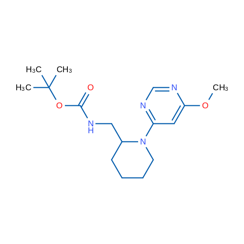 tert-Butyl ((1-(6-methoxypyrimidin-4-yl)piperidin-2-yl)methyl)carbamate 5g