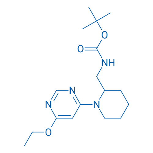 tert-Butyl ((1-(6-ethoxypyrimidin-4-yl)piperidin-2-yl)methyl)carbamate 1g
