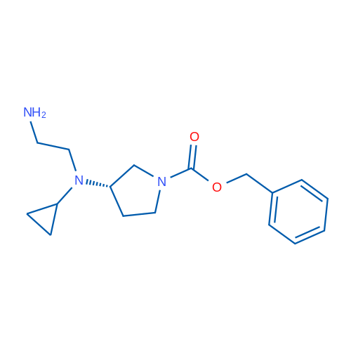 (S)-Benzyl 3-((2-aminoethyl)(cyclopropyl)amino)pyrrolidine-1-carboxylate 1g