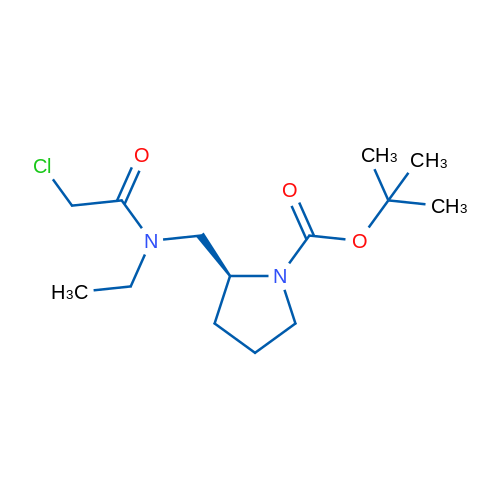 (S)-tert-Butyl 2-((2-chloro-N-ethylacetamido)methyl)pyrrolidine-1-carboxylate 1g
