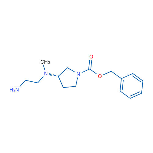 (S)-Benzyl 3-((2-aminoethyl)(methyl)amino)pyrrolidine-1-carboxylate 1g