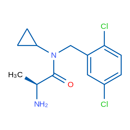 (S)-2-Amino-N-cyclopropyl-N-(2,5-dichlorobenzyl)propanamide 1g