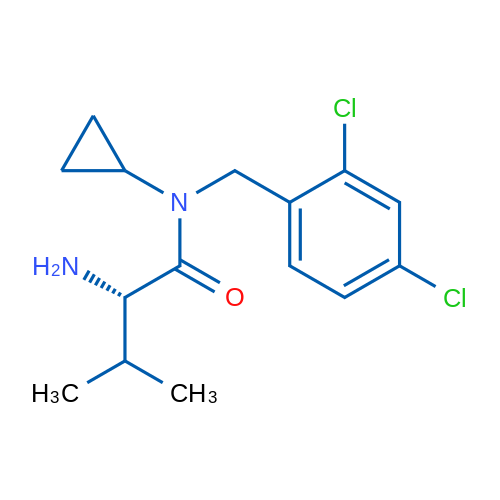 (S)-2-Amino-N-cyclopropyl-N-(2,4-dichlorobenzyl)-3-methylbutanamide 1g