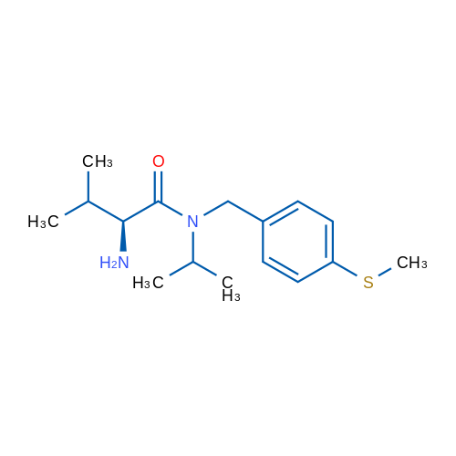 (S)-2-Amino-N-isopropyl-3-methyl-N-(4-(methylthio)benzyl)butanamide 1g