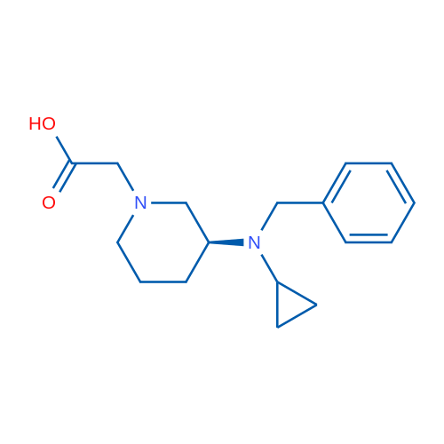 (S)-2-(3-(Benzyl(cyclopropyl)amino)piperidin-1-yl)acetic acid 1g