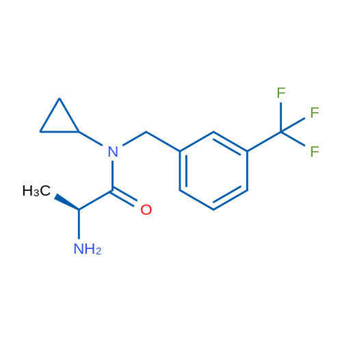 (S)-2-Amino-N-cyclopropyl-N-(3-(trifluoromethyl)benzyl)propanamide 1g