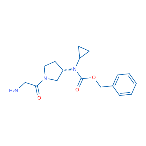(S)-Benzyl (1-(2-aminoacetyl)pyrrolidin-3-yl)(cyclopropyl)carbamate 1g