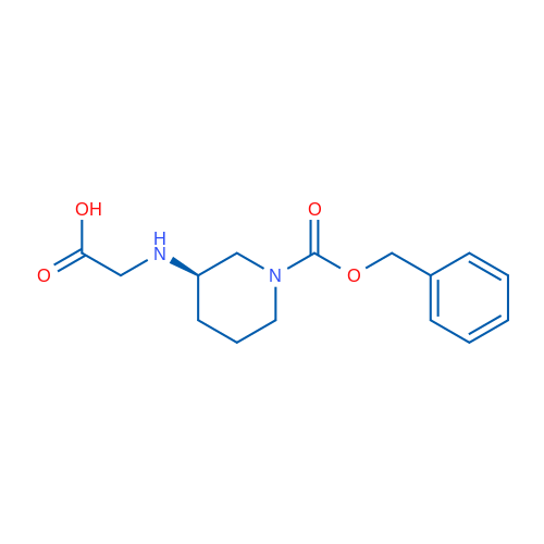 (R)-2-((1-((Benzyloxy)carbonyl)piperidin-3-yl)amino)acetic acid 1g