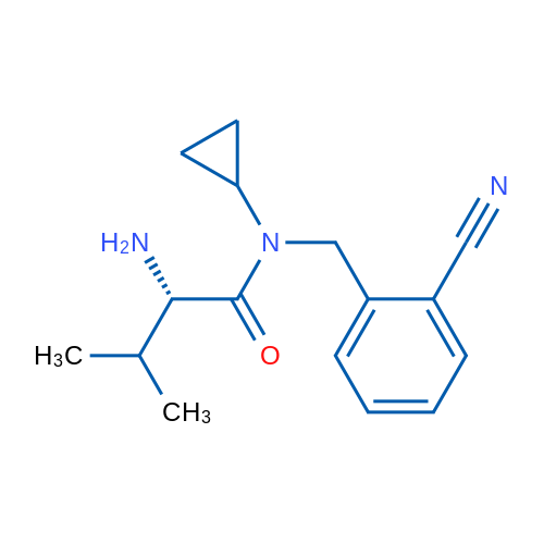 (S)-2-Amino-N-(2-cyanobenzyl)-N-cyclopropyl-3-methylbutanamide 1g