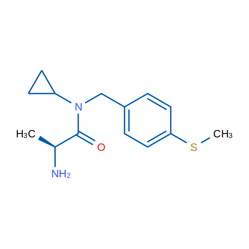 (S)-2-Amino-N-cyclopropyl-N-(4-(methylthio)benzyl)propanamide 1g