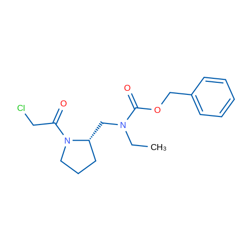 (S)-Benzyl ((1-(2-chloroacetyl)pyrrolidin-2-yl)methyl)(ethyl)carbamate 1g